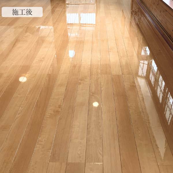 ペット(犬猫)フロアコーティング施工事例ペット宿泊可能08