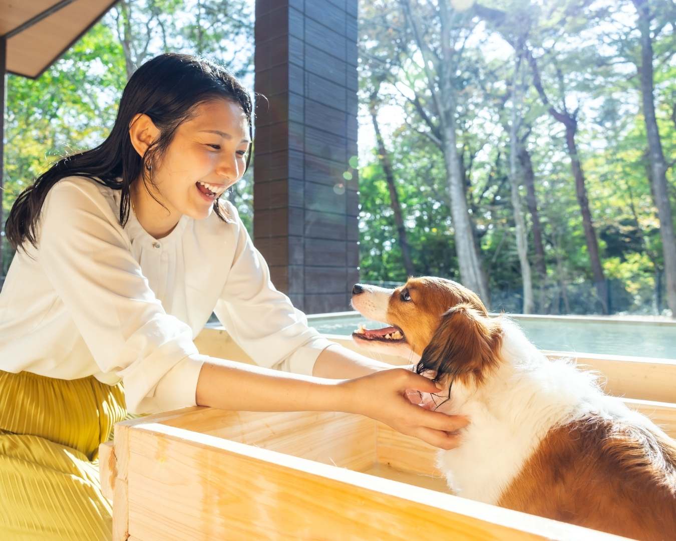 優床フロアコーティングしている四季の宿こよみ様